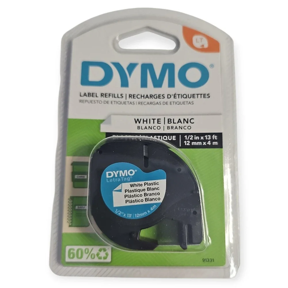 Dymo Letratag LT-100H Handheld Label Maker w White‎ Label Refill